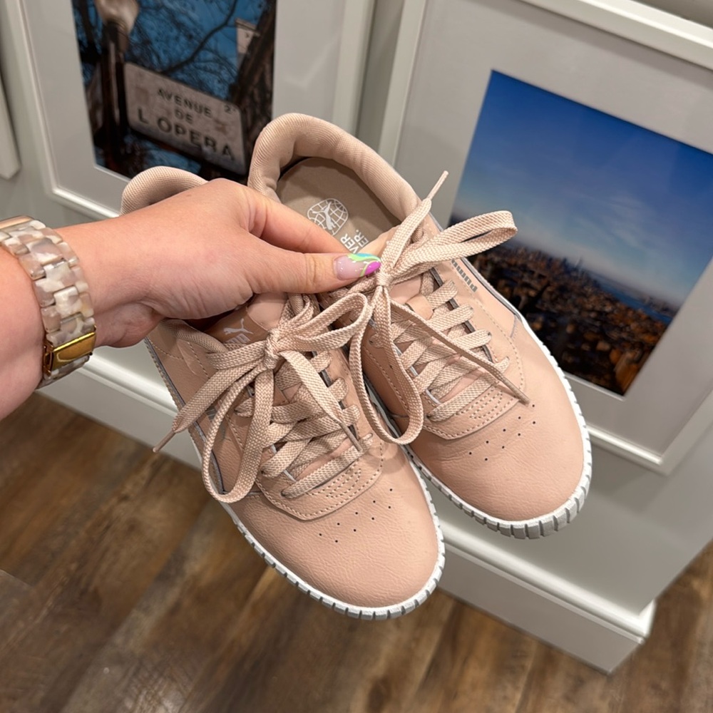 Pale Pink Puma Sneakers